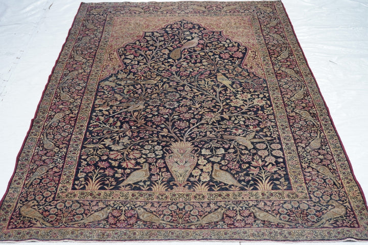 Antique Lavar Kerman Rug 4'9'' x 7'5''