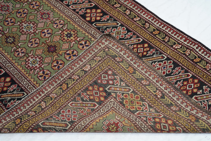 Antique Caucasian Shirvan Rug 3'6'' x 6'9''