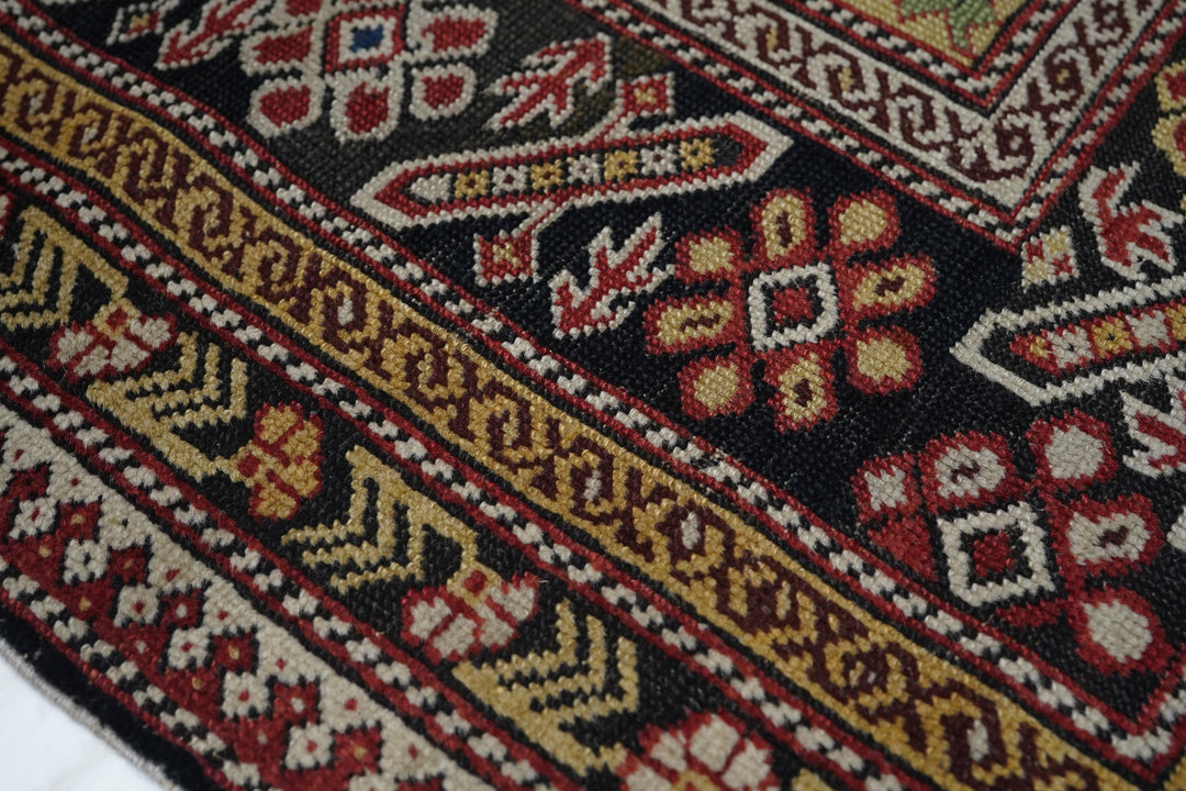 Antique Caucasian Shirvan Rug 3'6'' x 6'9''