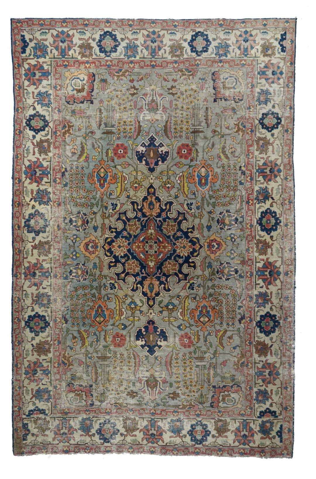 Antique Tabriz Rug 6'4'' x 9'9''