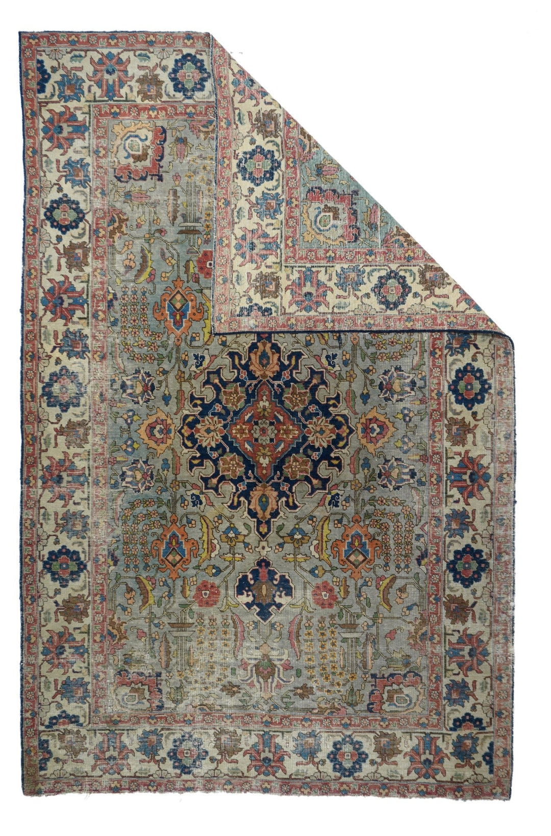 Antique Tabriz Rug 6'4'' x 9'9''