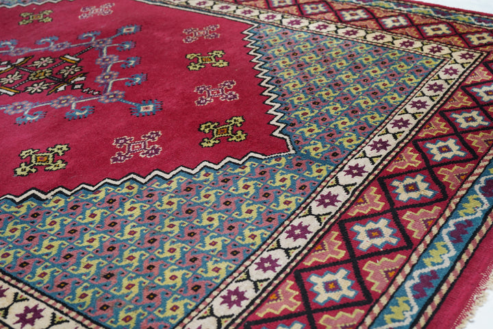 Vintage Moroccan Rug 6'5'' x 8'10''