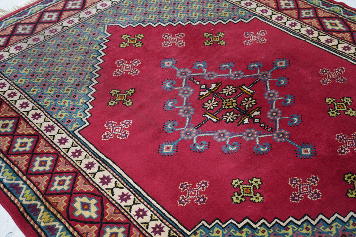 Vintage Moroccan Rug 6'5'' x 8'10''