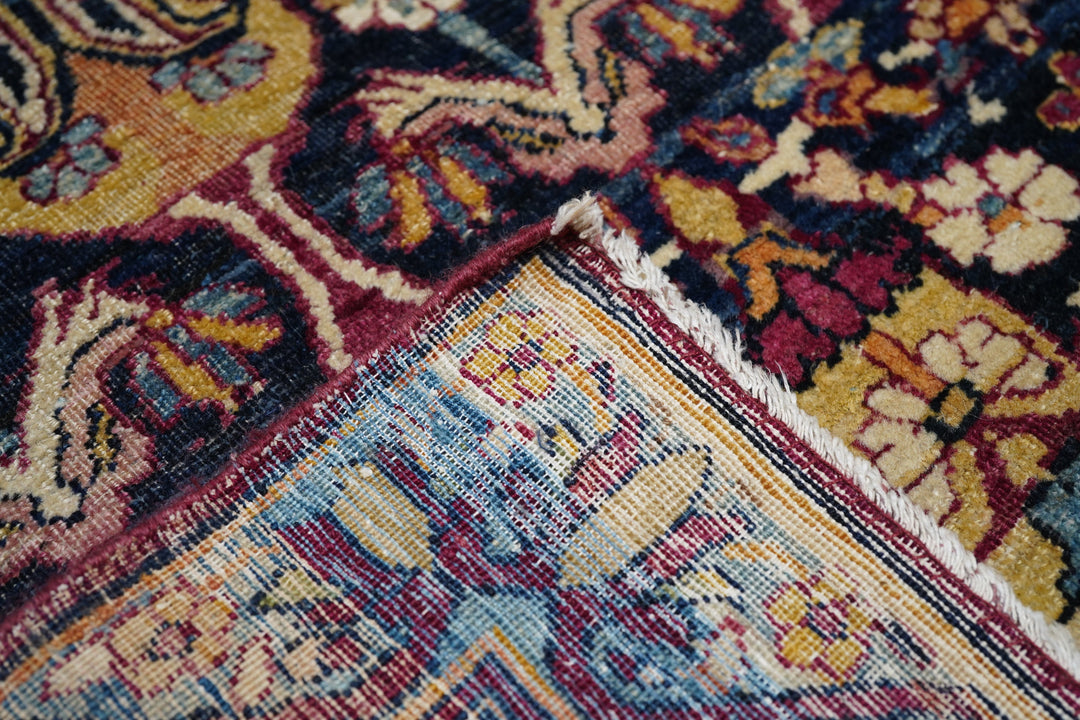 Antique Lavar Kerman Rug 6'2'' x 14'6''