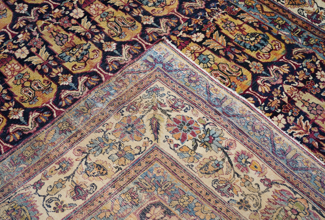 Antique Lavar Kerman Rug 6'2'' x 14'6''