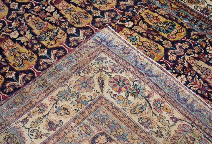 Antique Lavar Kerman Rug 6'2'' x 14'6''