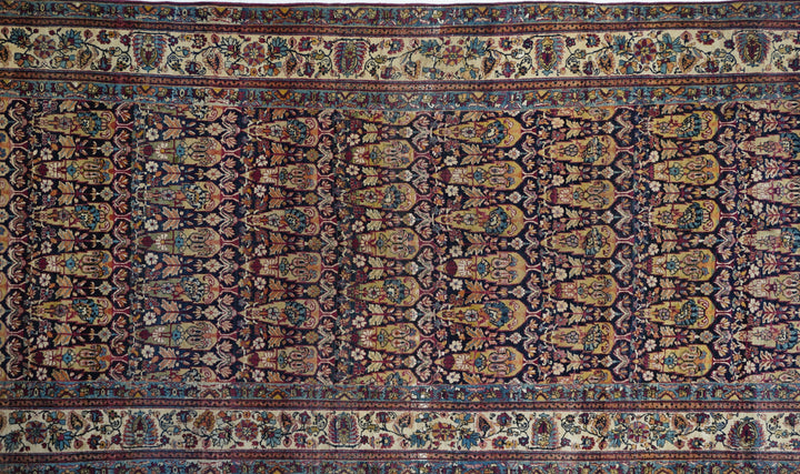 Antique Lavar Kerman Rug 6'2'' x 14'6''