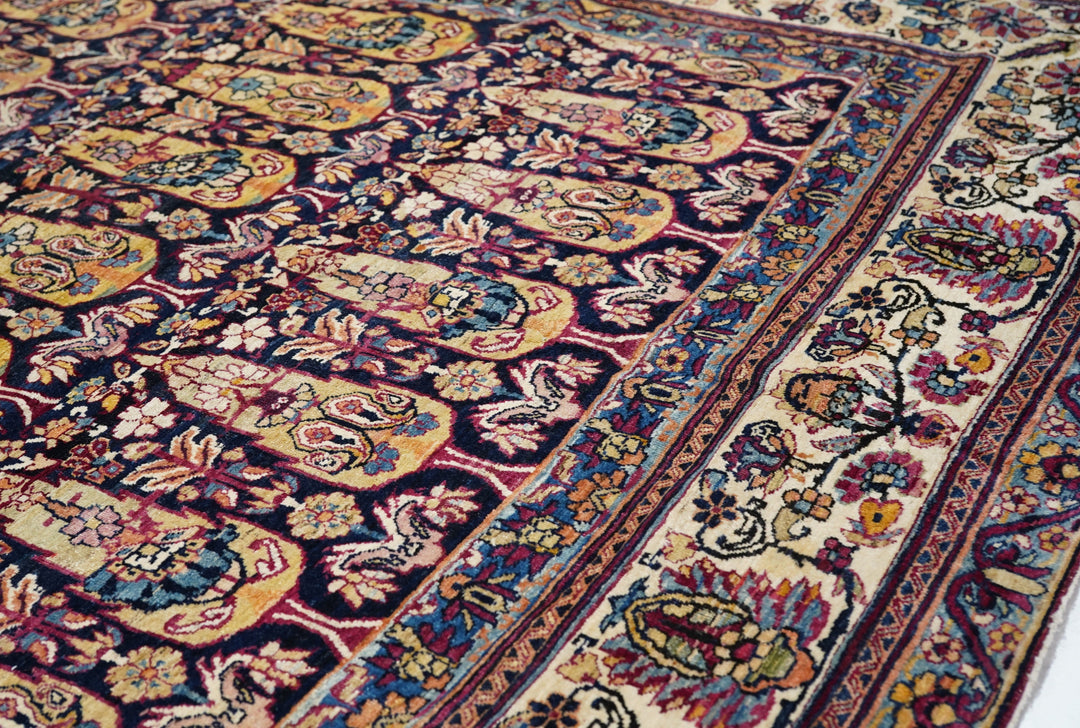 Antique Lavar Kerman Rug 6'2'' x 14'6''