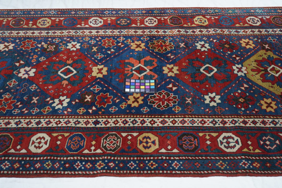 Antique Kazak Rug 4'2'' x 8'0"