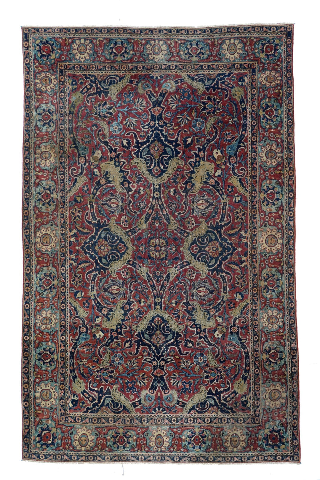 Antique Tehran Rug 4'5'' x 7'1''