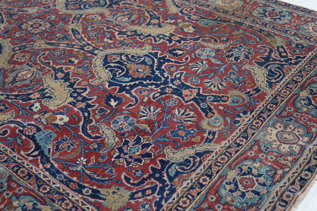 Antique Tehran Rug 4'5'' x 7'1''