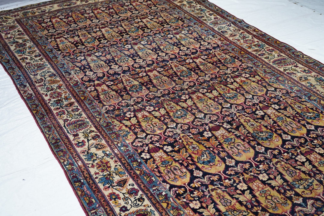 Antique Lavar Kerman Rug 6'2'' x 14'6''