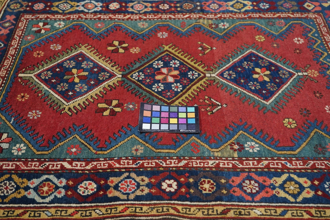 Antique Kurdish Rug 3'3'' x 4'1''