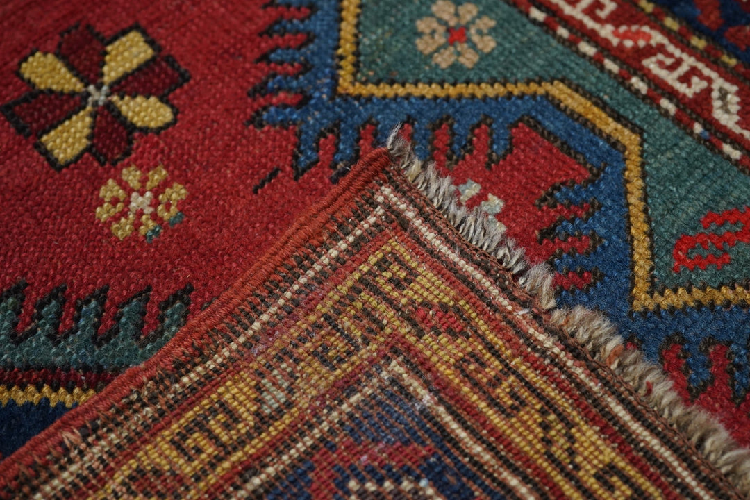 Antique Kurdish Rug 3'3'' x 4'1''