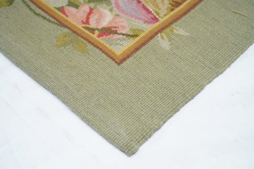 Aubusson Rug 4'0" x 6'0"