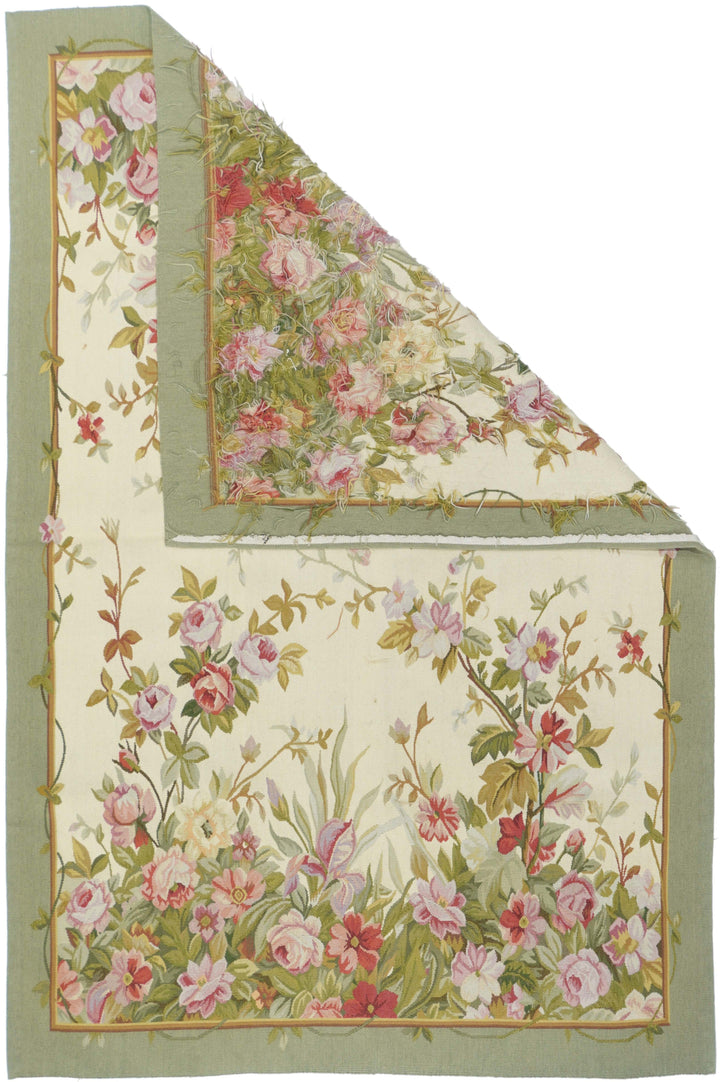 Aubusson Rug 4'0" x 6'0"