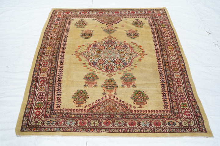 Antique Farahan Rug 4'3'' x 6'5''