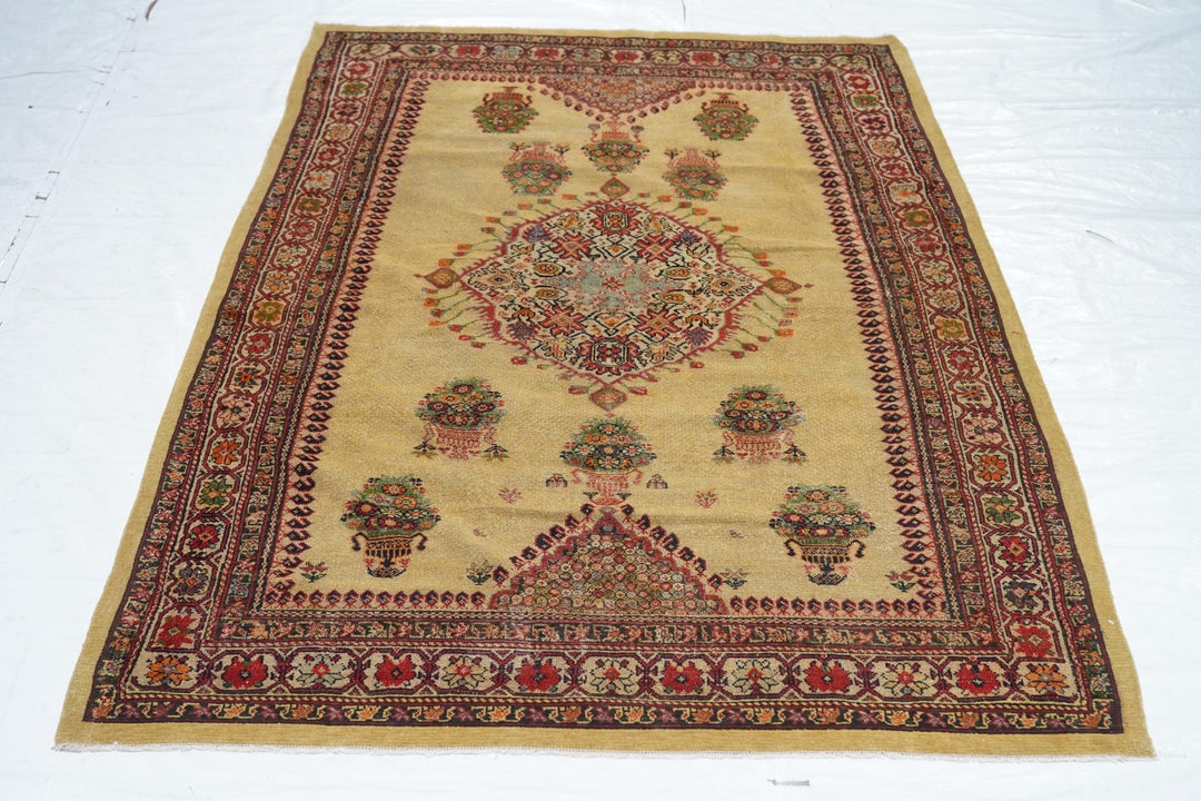 Antique Farahan Rug 4'3'' x 6'5''