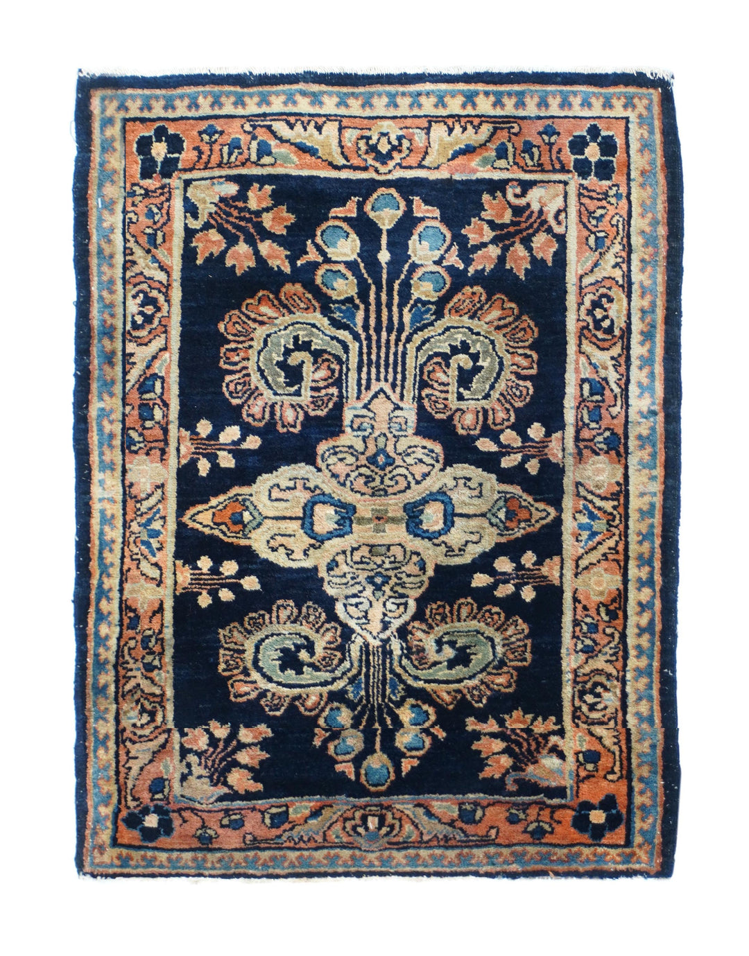 Antique Mohajeran Sarouk Rug 1'9'' x 2'5''