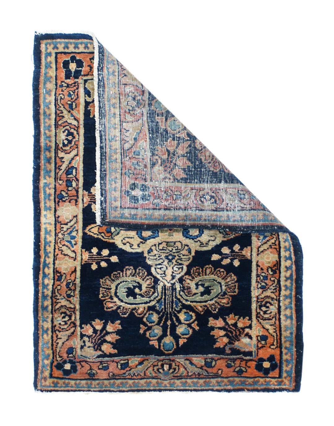 Antique Mohajeran Sarouk Rug 1'9'' x 2'5''