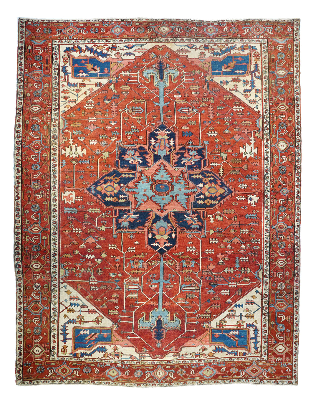 Antique Persian Serapi 9'9'' x 12'8''