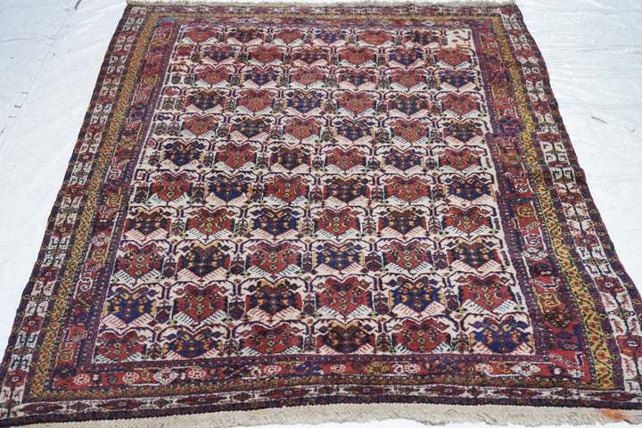 Antique Afshar Rug 4'11'' x 6'6''