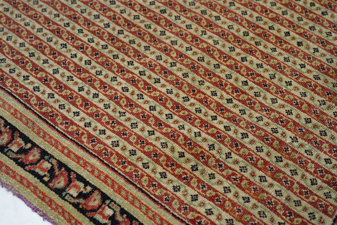 Antique Senneh Rug 4'4'' x 6'0"