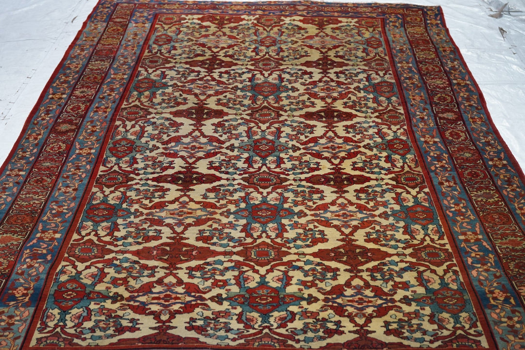 Antique Farahan Sarouk Rug 6'6'' x 10'1''