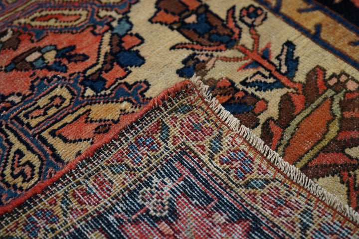 Antique Farahan Sarouk Rug 4'4'' x 6'7''