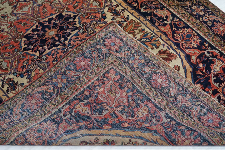 Antique Farahan Sarouk Rug 4'4'' x 6'7''