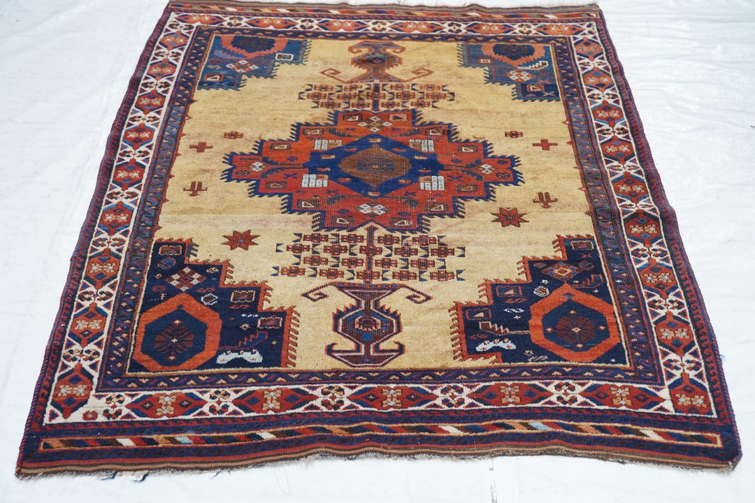 Antique Afshar Rug 3'10'' x 4'8''