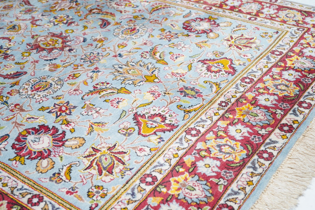 Vintage Kashan Rug 5'4'' x 9'3''