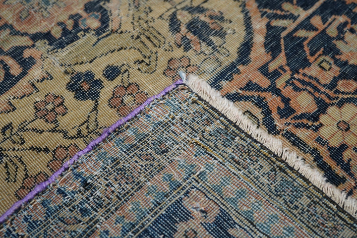 Antique Mohtasham Kashan Rug 4'4'' x 6'7''