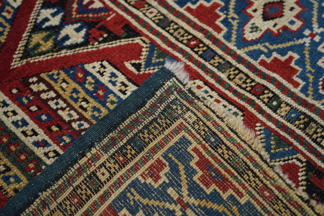 Antique Kuba Rug 3'3'' x 4'6''