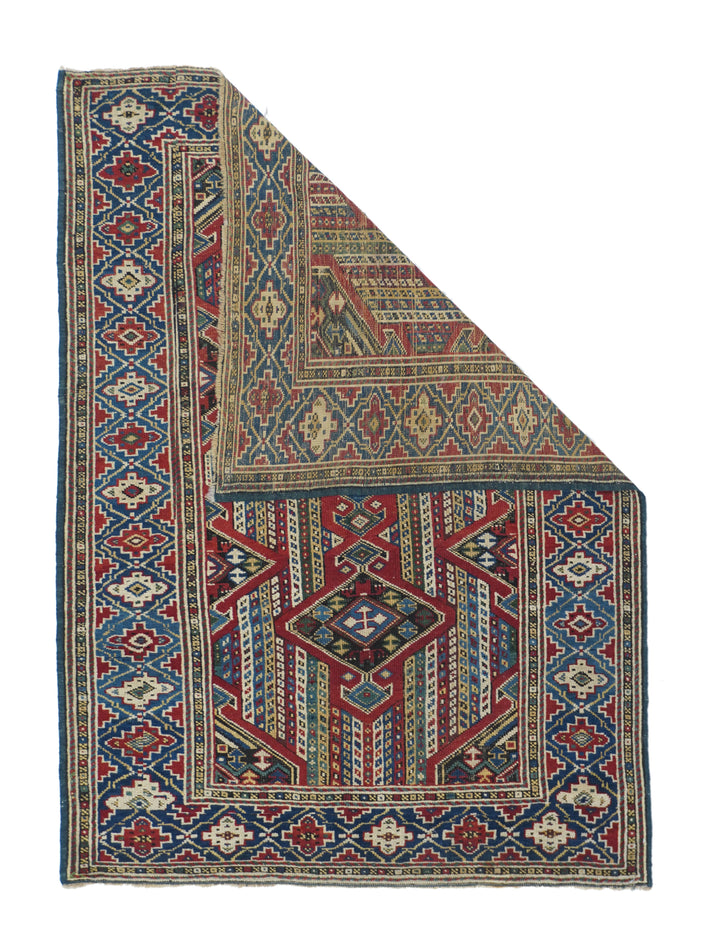 Caucasus Kuba Wool on wool 3'3''x4'6''