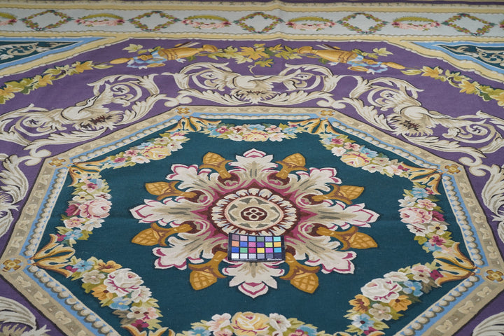 French Aubusson Design Rug 12'0'' x 15'0''