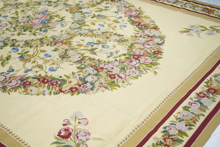 French Aubusson Design Rug 10'0'' x 14'0''