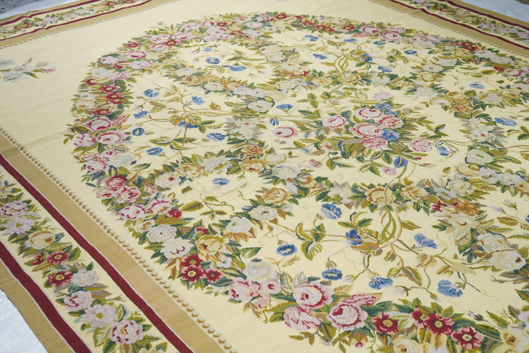 French Aubusson Design Rug 10'0'' x 14'0''