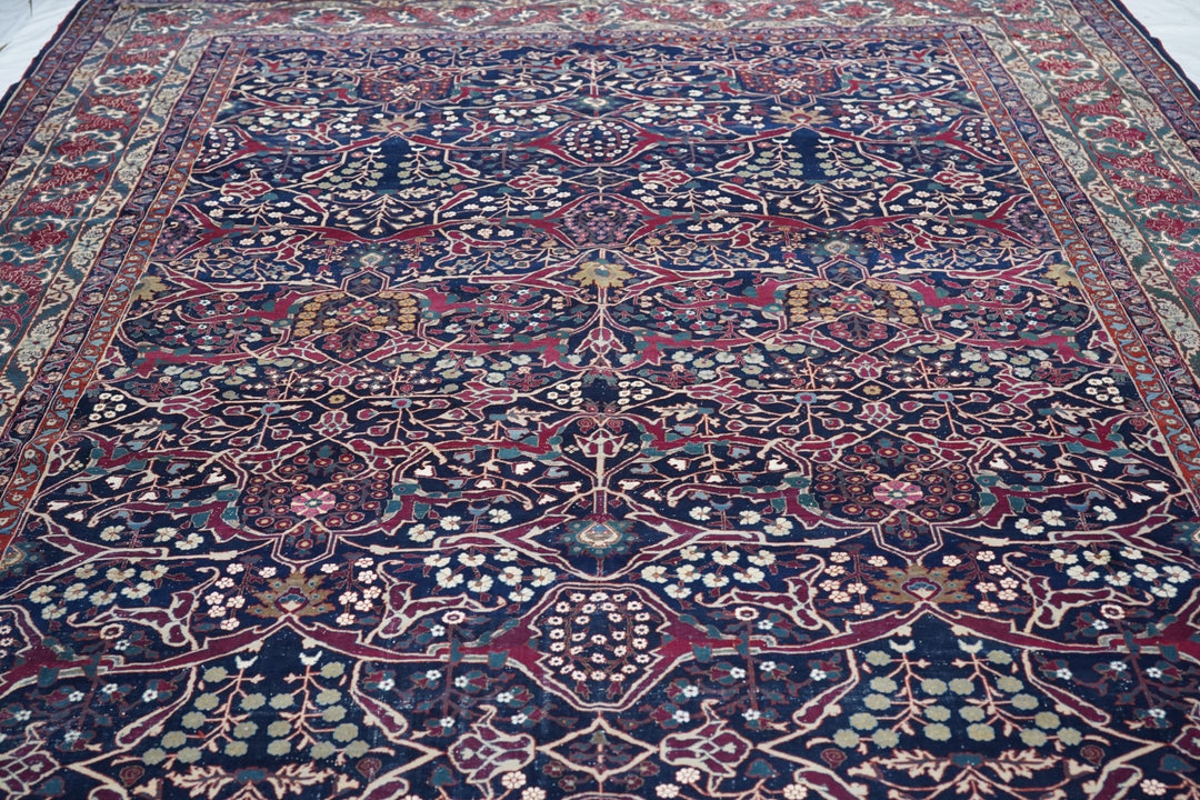 Antique Tehran Rug 8'9'' x 12'2''