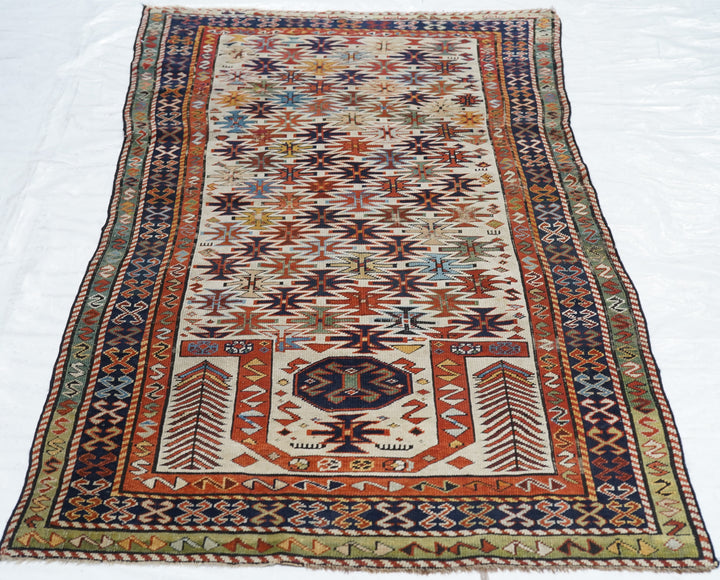 Antique Caucasian Shirvan Rug 3'1'' x 5'5''