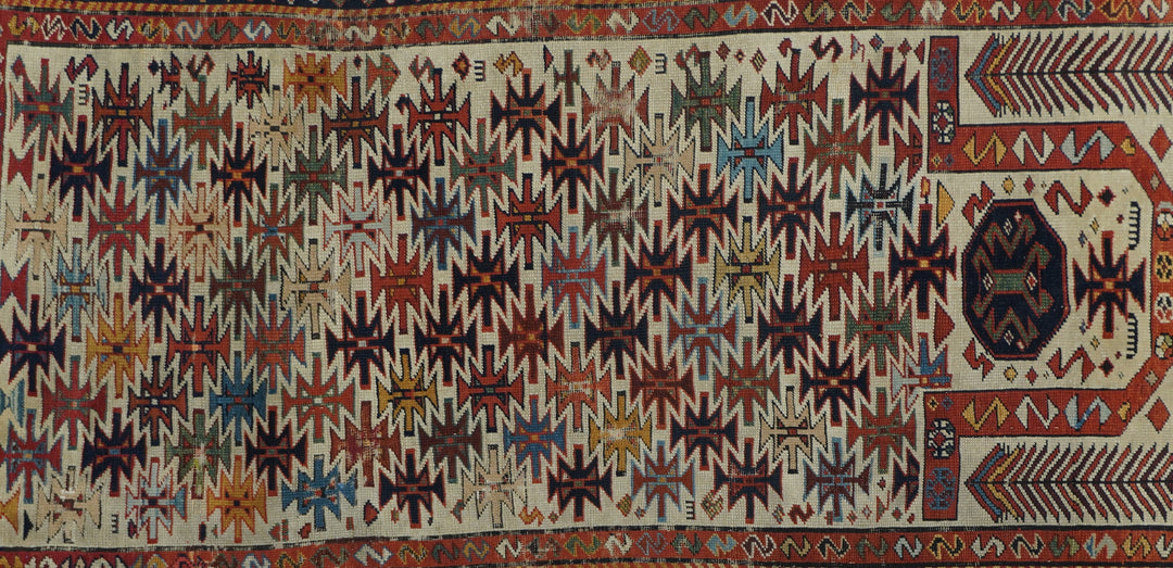 Antique Caucasian Shirvan Rug 3'1'' x 5'5''