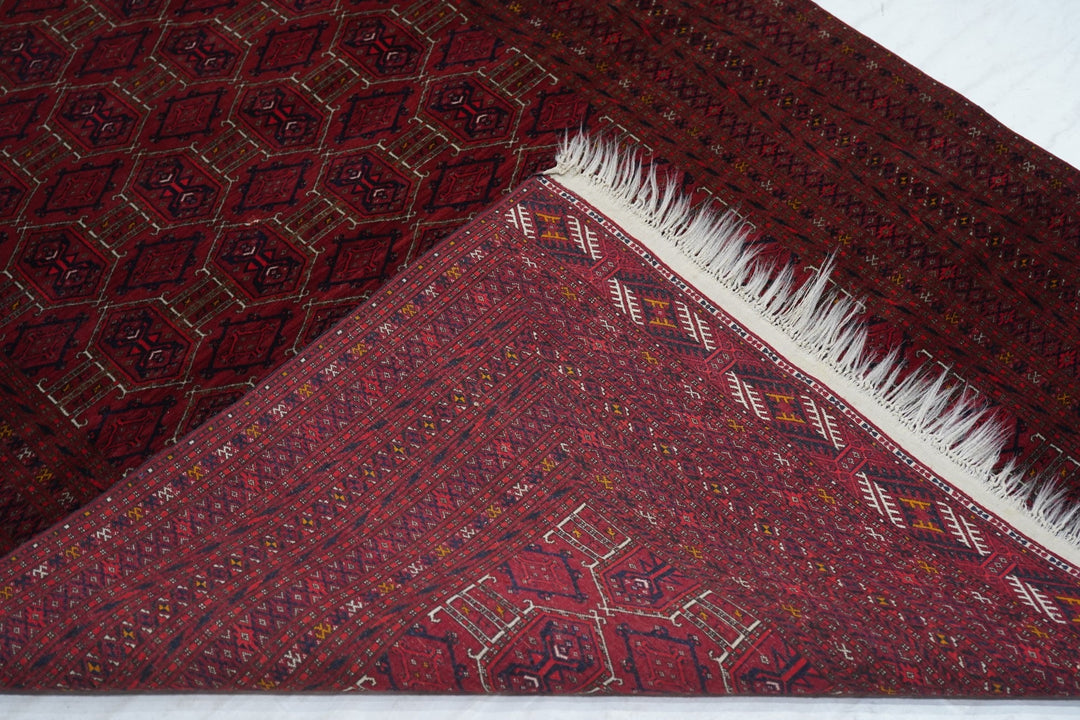 Vintage Bokhara Rug 4'3'' x 6'2''