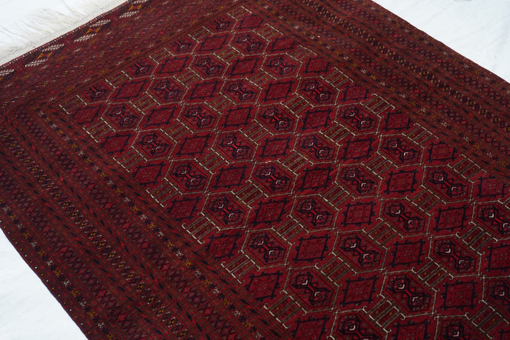 Vintage Bokhara Rug 4'3'' x 6'2''