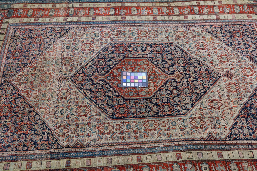 Antique Senneh Rug 4'4'' x 5'6''