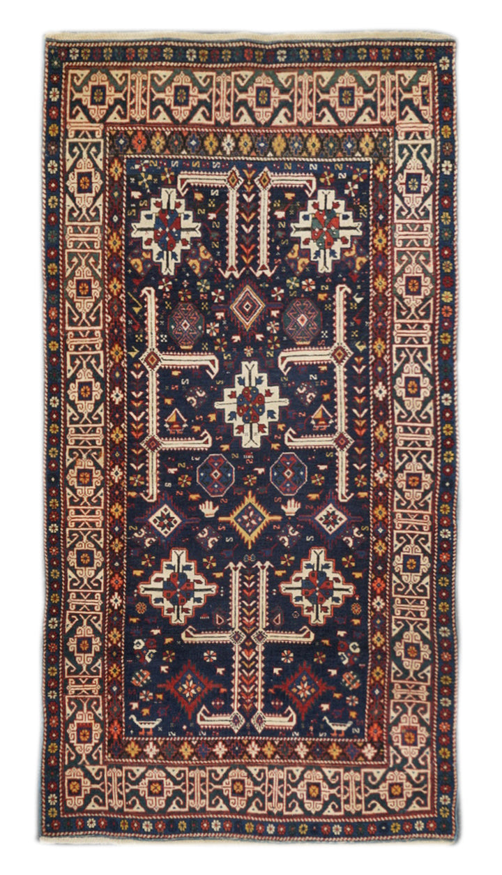 Antique Caucasian Kuba Shirvan 3'6'' x 7'10''