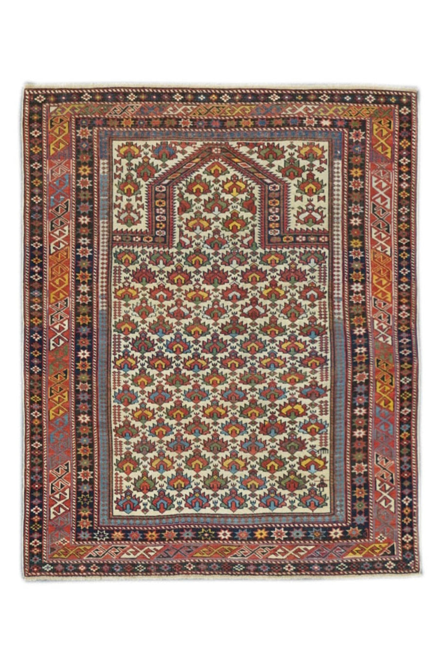 Antique Daghestan Rug 3'11'' x 4'9''