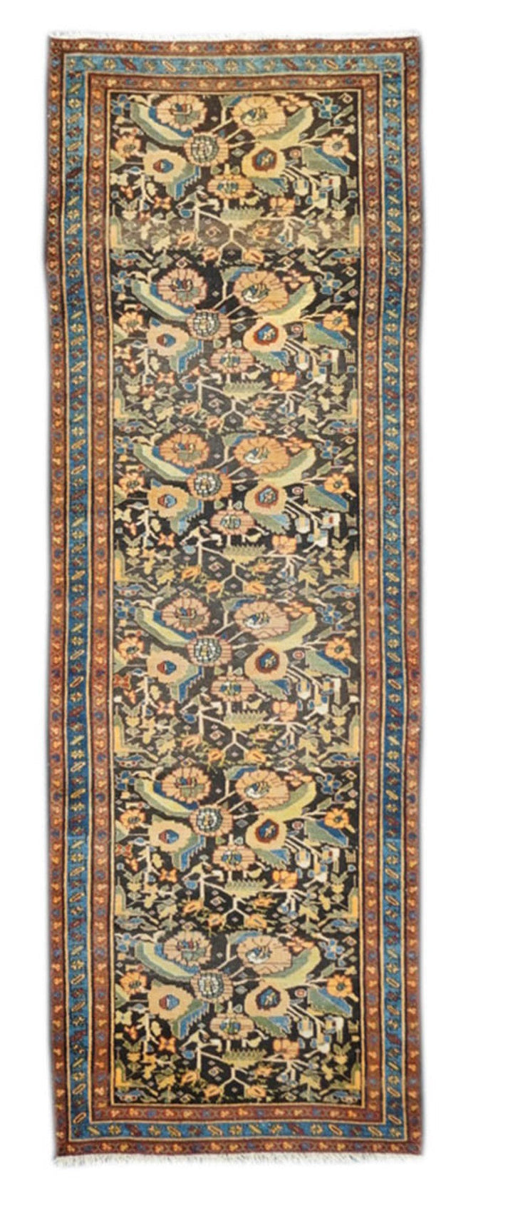 Antique Malayer Rug 3'4'' x 10'