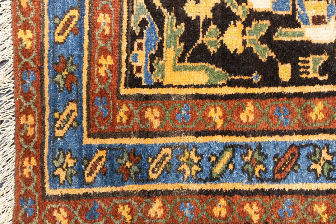 Antique Malayer Rug 3'4'' x 10'0"