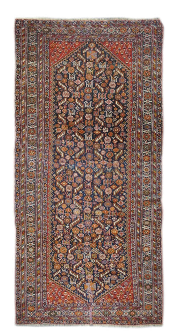 Antique Qashqai Rug 3'6'' x 7'5''