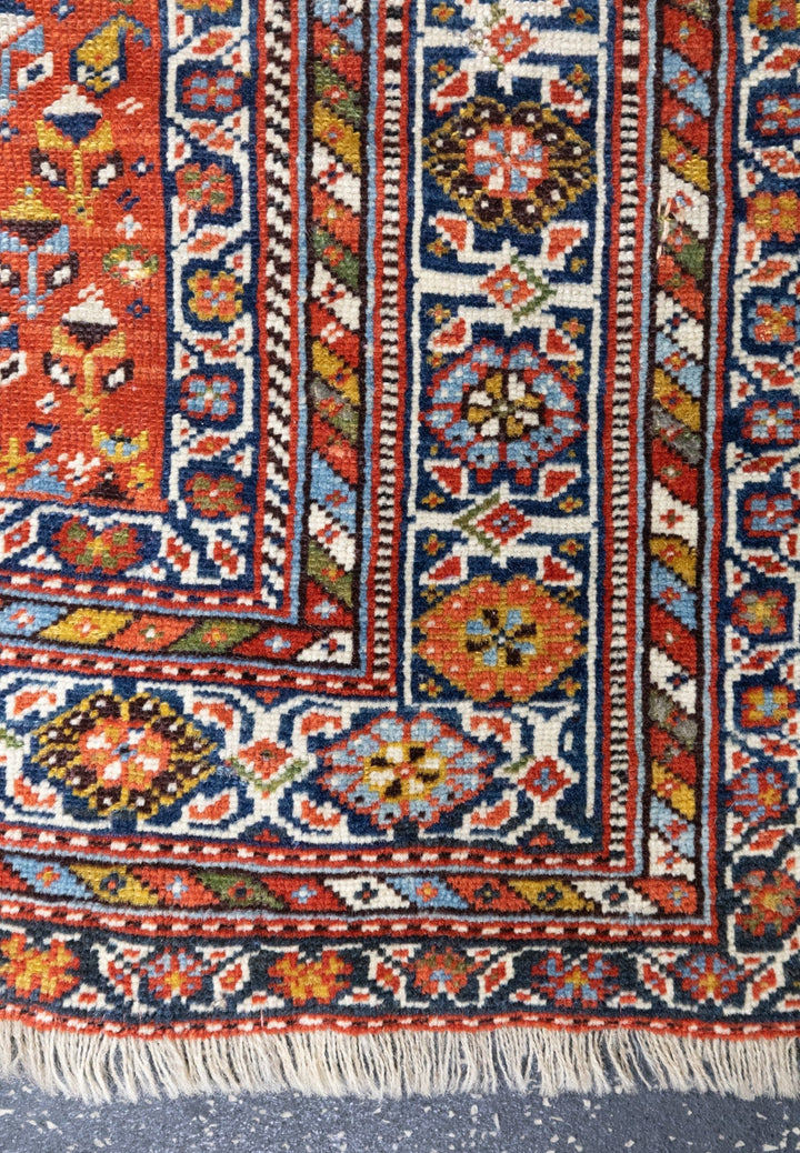 Antique Qashqai Rug 3'6'' x 7'5''